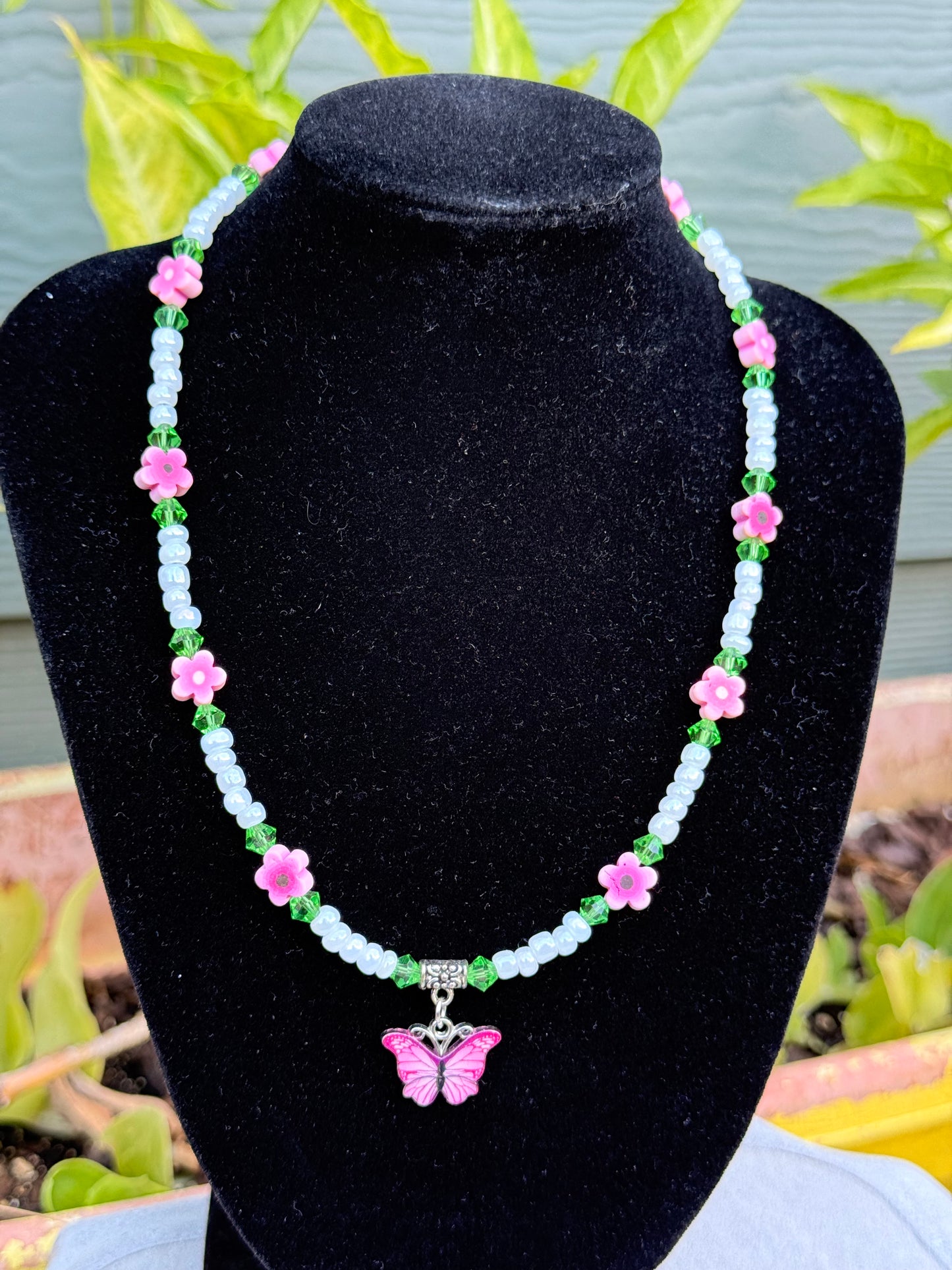 Colorful Butterfly Necklace