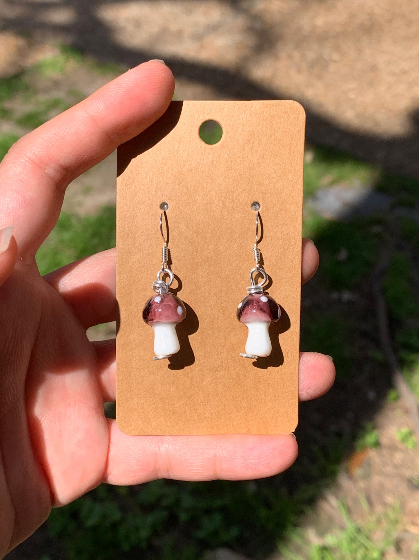 Mushroom Dangle Earrings