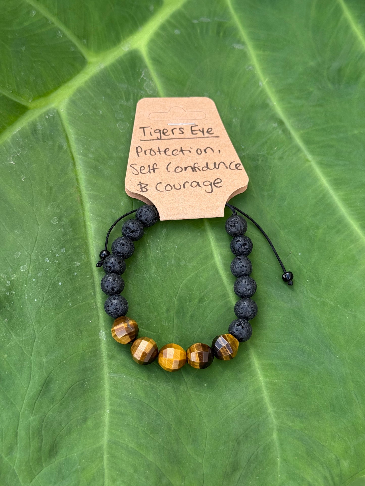 Tigers Eye Crystal Adjustable Bracelet