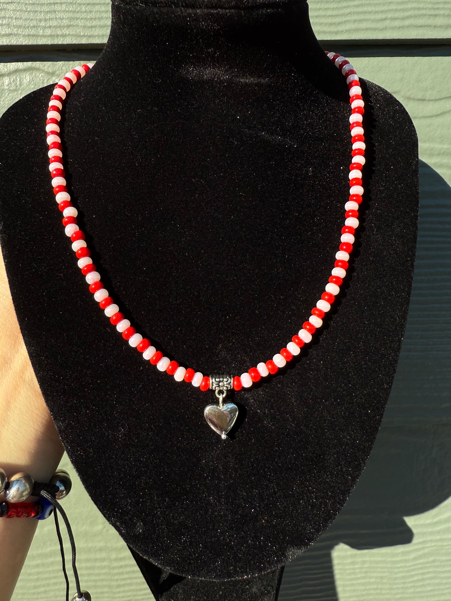 Sweetheart Hematite Necklace and Bracelet Set