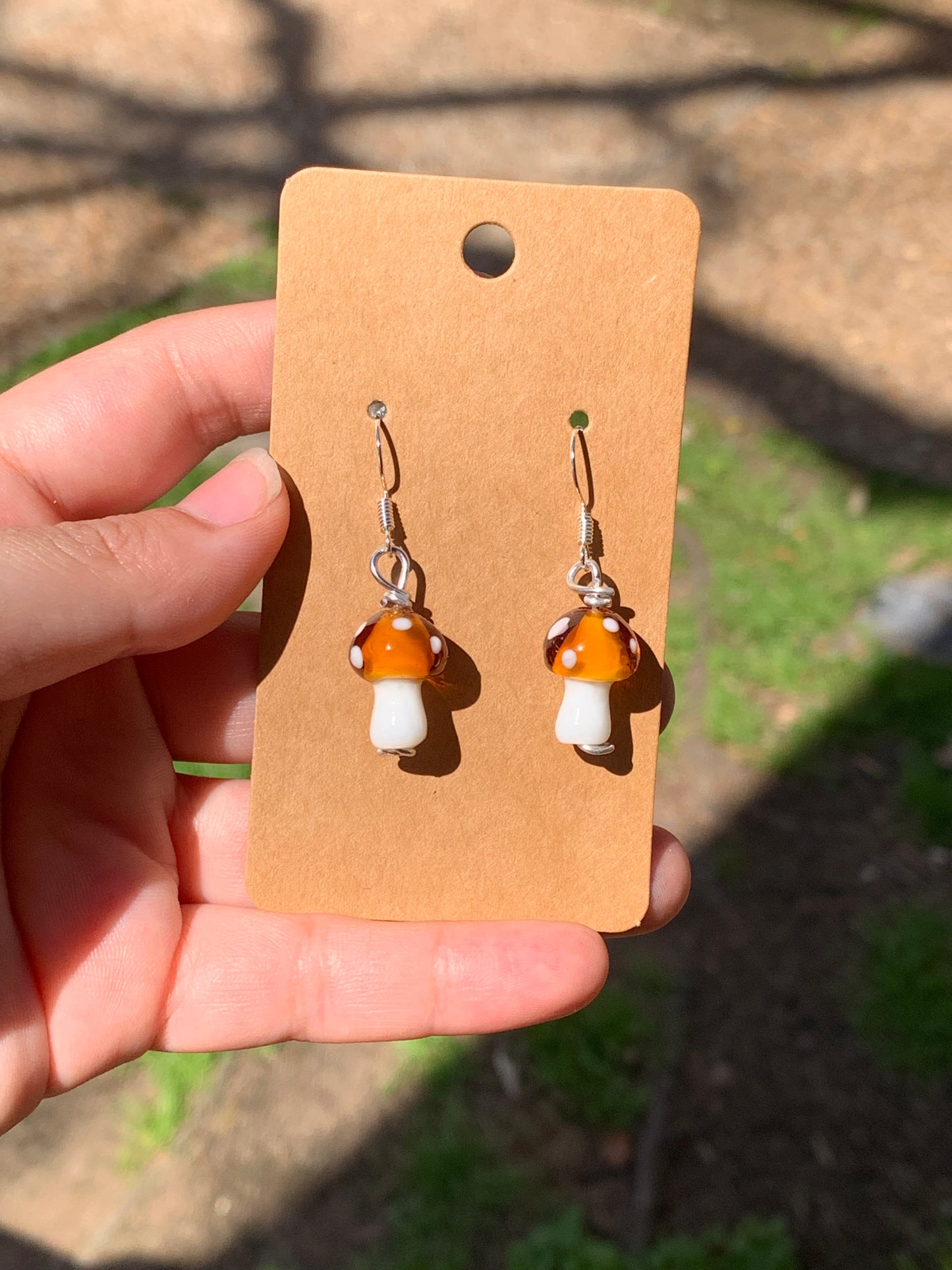 Mushroom Earrings