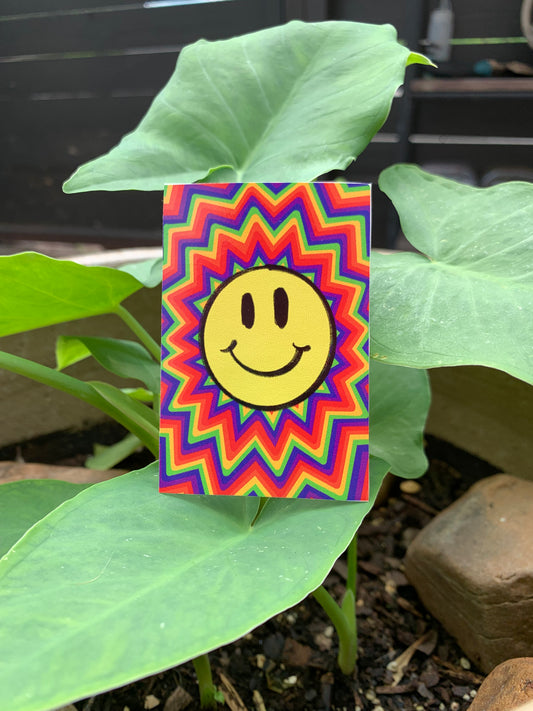 Trippy Smiley Sticker