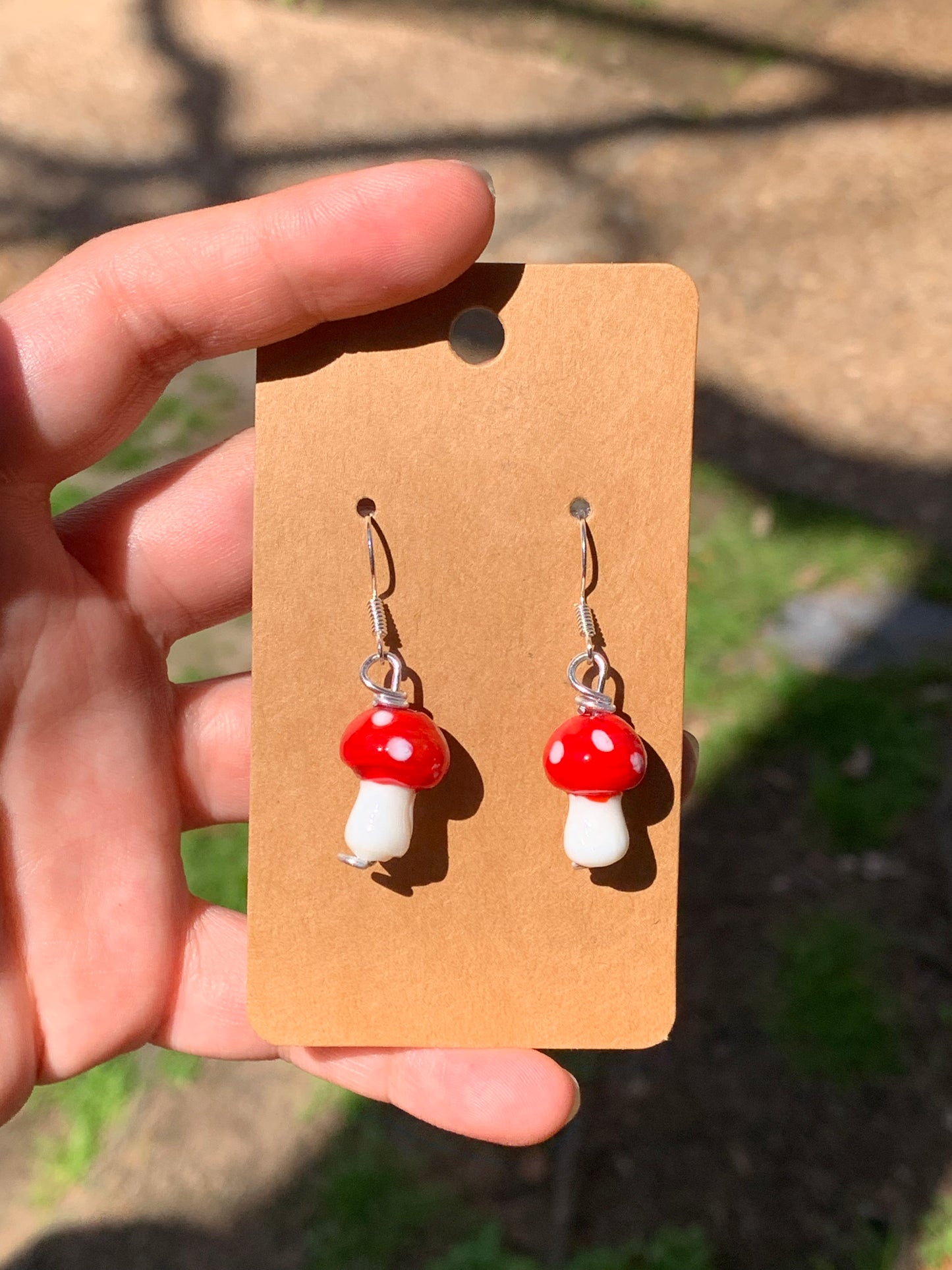 Mushroom Earrings