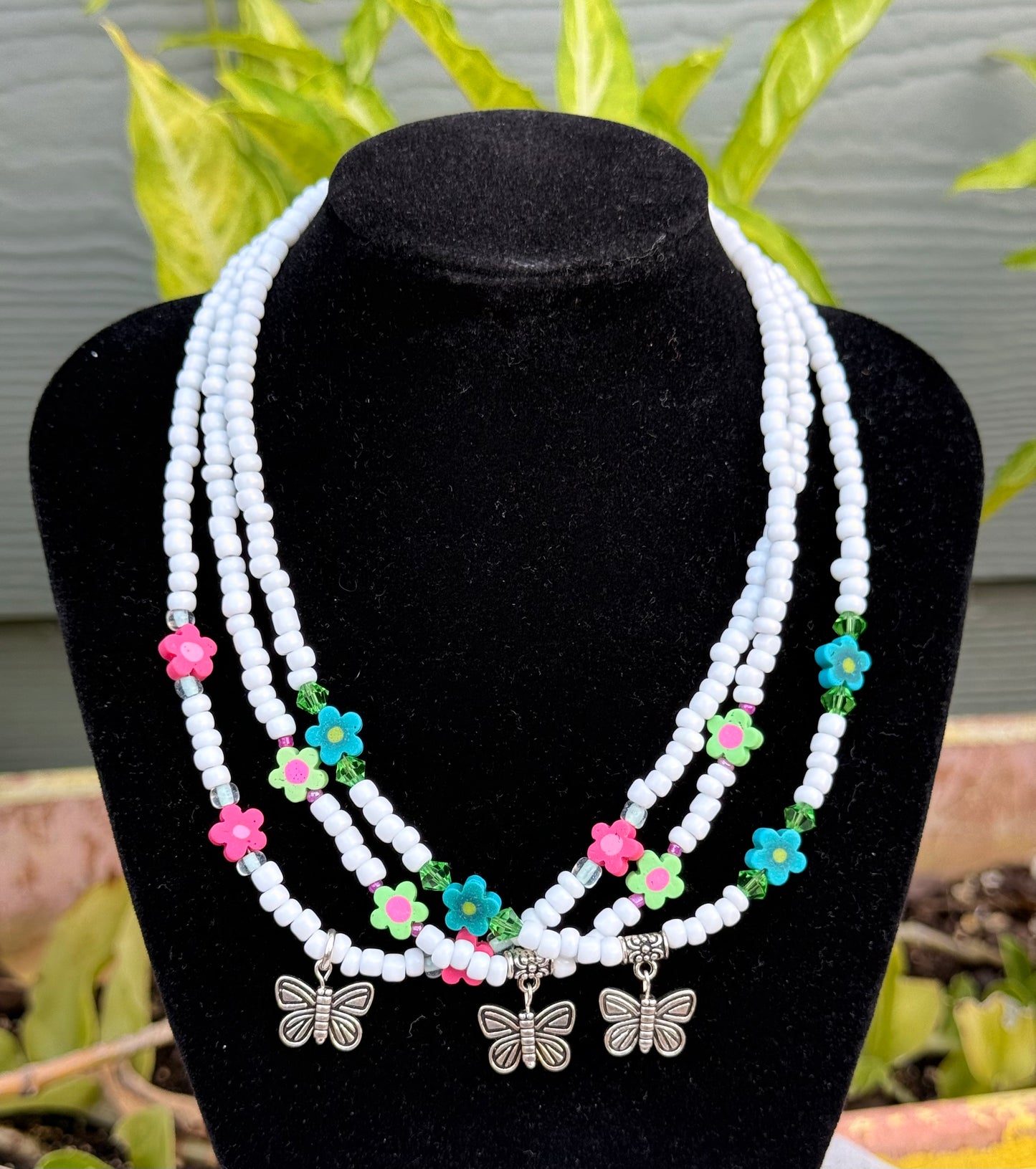 Silver Butterfly Necklaces