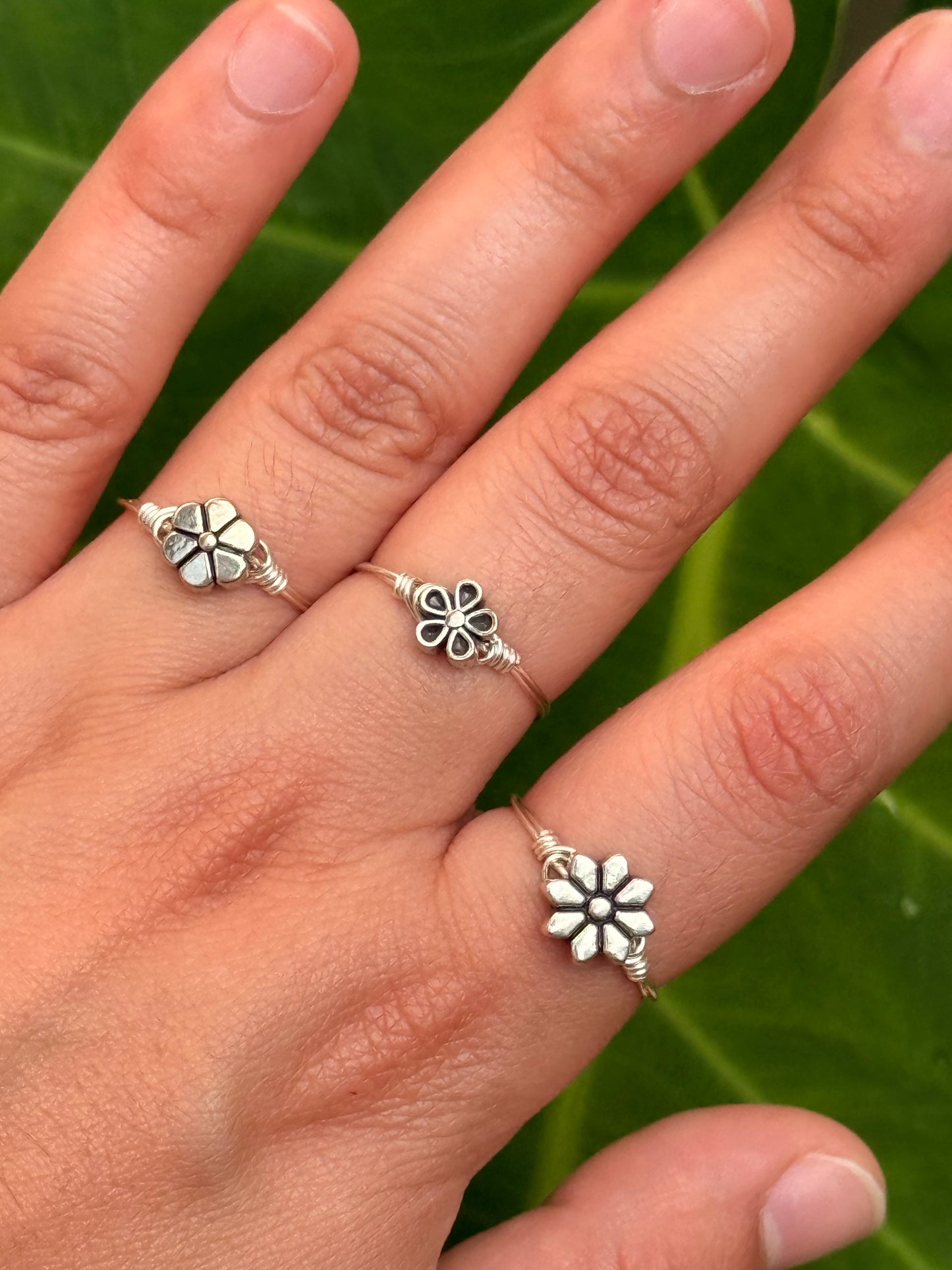 Silver Spring Flower Ring