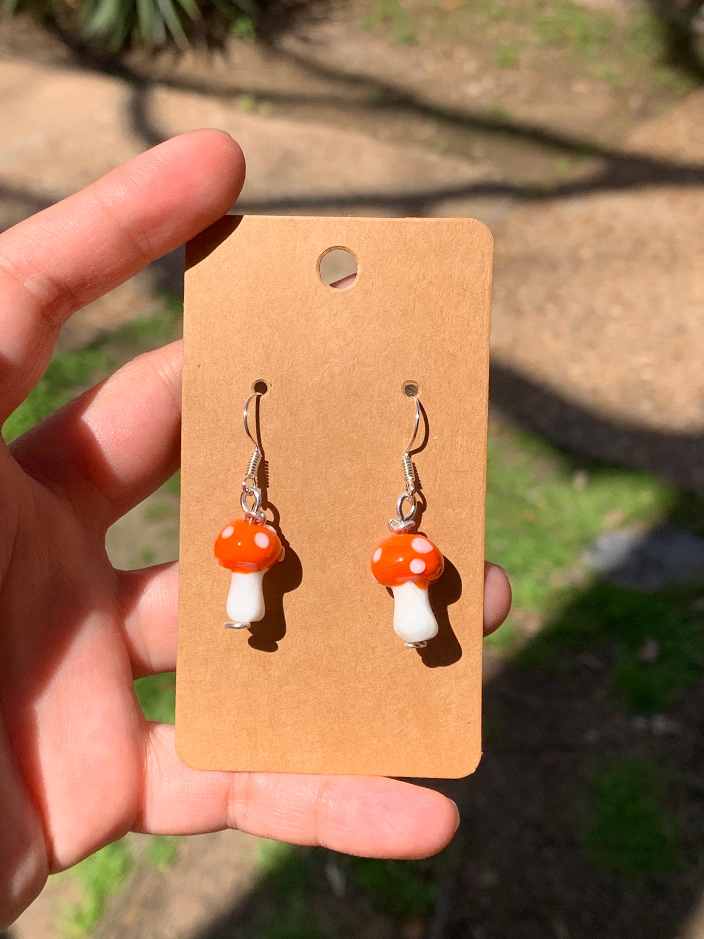 Mushroom Earrings