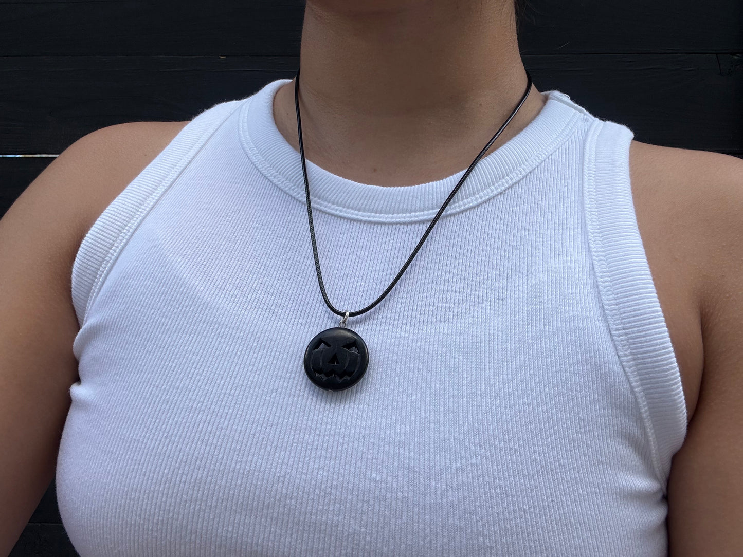 Jack O Lantern Pendant Necklace