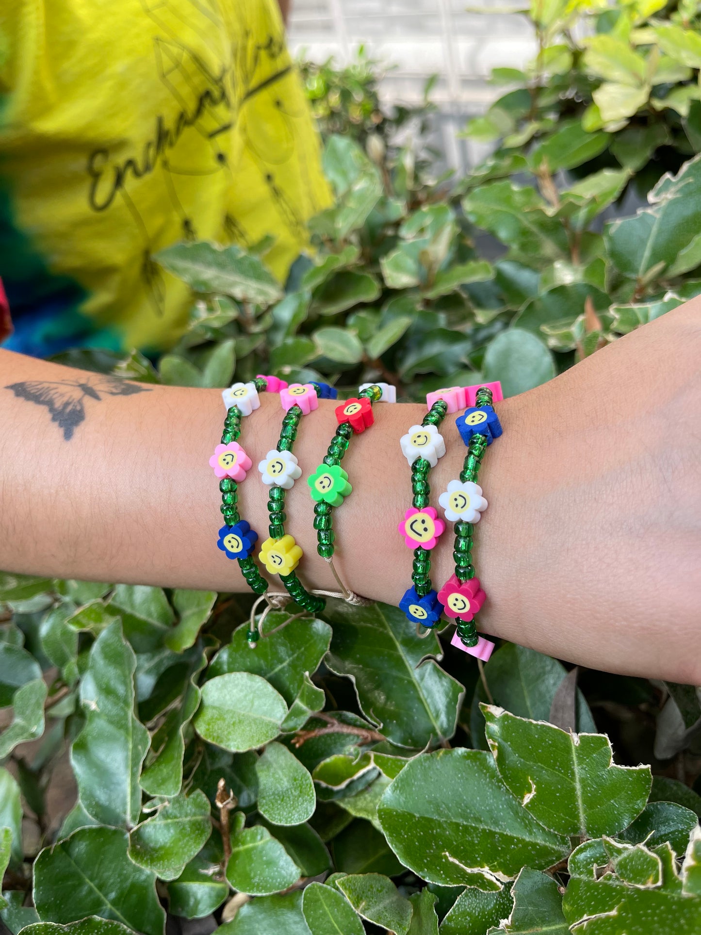 Smiley Flower Bracelet