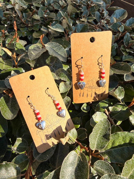 Infinite Love Hematite Dangle Earrings